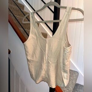 GYMSHARK Tan Workout Tank Top - Size Small